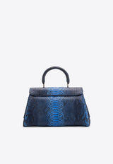 Jolie Python Leather Handbag