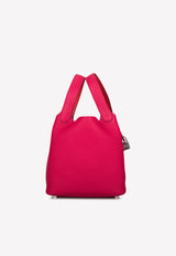 Hermès Picotin Lock 18 Tote Bag in Rose Mexico Clemence with Palladium Hardware