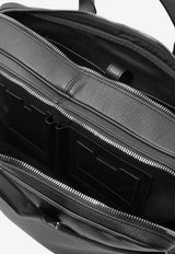 Tom Ford Logo Leather Briefcase H0417-LGO011S 1N001 Black