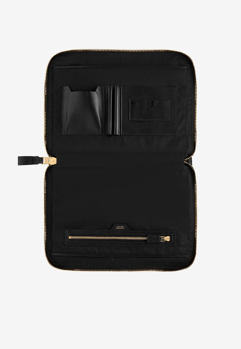 Tom Ford Portfolio Bag in Recycled Nylon H0505-TNY017G 1N001 Black
