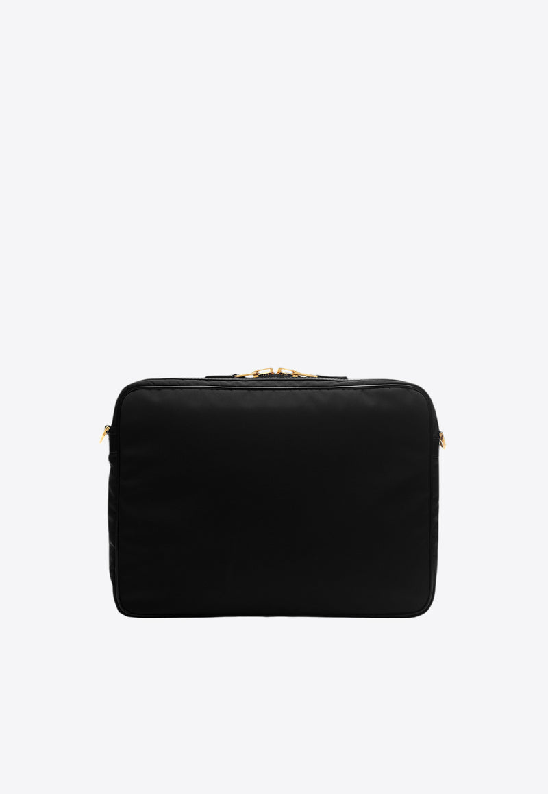 Tom Ford Large Nylon Messenger Bag H0606-TNY017G 1N001 Black