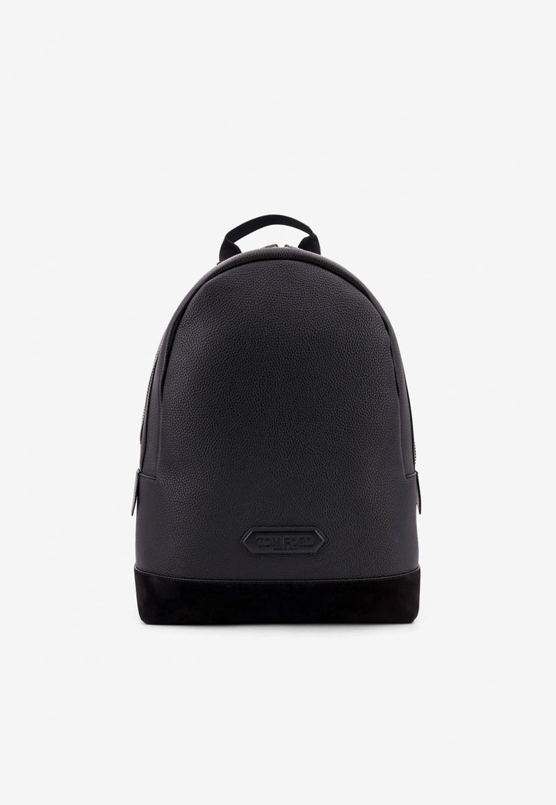 Tom Ford Logo Nylon Backpack H0626-LCL325S 1N001 Black