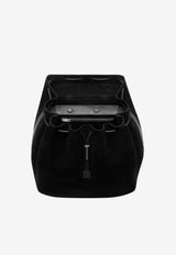 Tom Ford T-line Perforated Suede Flap Backpack Black H0715-ICL121Y NAA