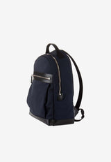 Backpack with Leather-Trims