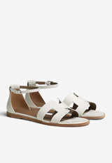 Hermès Santorini Sandals in Calfskin 