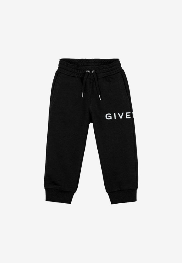 Givenchy Kids Boys 4G Print Track Pants H24231-BCO/N_GIV-09B