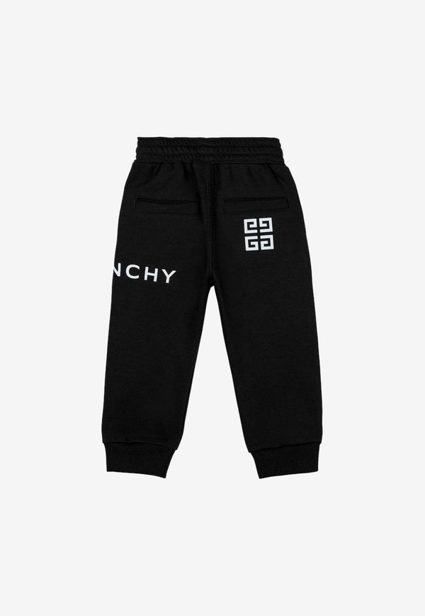 Givenchy Kids Boys 4G Print Track Pants H24231-BCO/N_GIV-09B