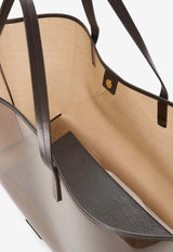 Staud Large Christos Plexi Tote Bag Brown H25S7007TB_BROWN