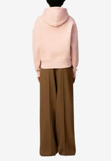 AMI PARIS Ami De Coeur Hooded Sweatshirt Pink H25USW756.749_PINK