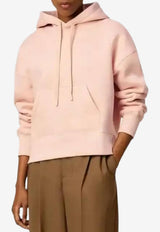 AMI PARIS Ami De Coeur Hooded Sweatshirt Pink H25USW756.749_PINK