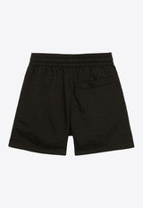 Givenchy Kids Boys 4G Monogram Nylon Swim Shorts Black H30136-ANY/O_GIV-09B