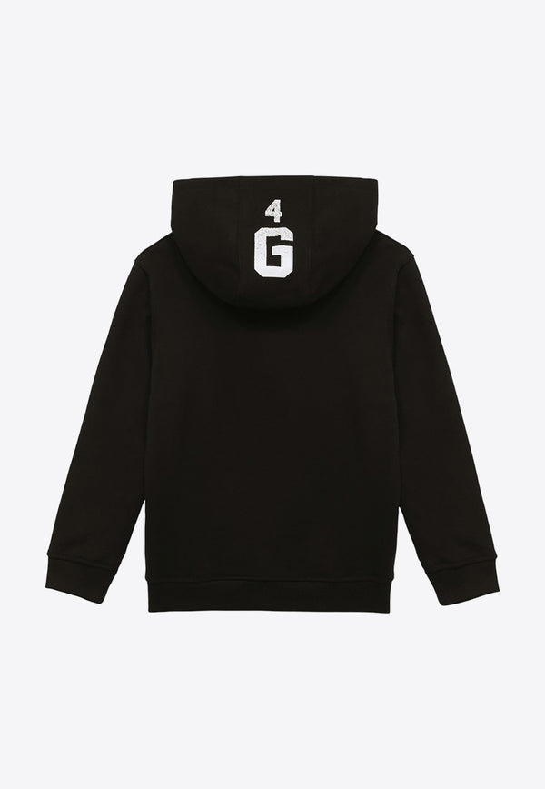 Givenchy Kids Boys Logo Print Hooded Sweatshirt Black H30146-ACO/O_GIV-09B