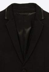 Givenchy Kids Boys Single-Breasted Blazer Black H30156-ACO/O_GIV-09B