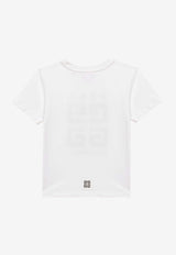 Givenchy Kids Boys 4G Stars Logo T-shirt White H30162-CCO/O_GIV-10P
