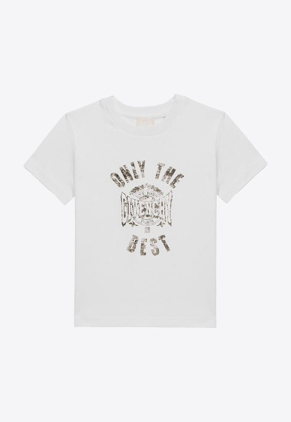 Givenchy Kids Boys Only The Best Logo T-shirt White H30163-BCO/O_GIV-10P