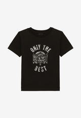 Givenchy Kids Boys Only The Best Logo T-shirt Black H30163-CCO/O_GIV-09B