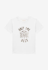 Givenchy Kids Boys Only The Best Logo T-shirt White H30163-CCO/O_GIV-10P