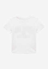 Givenchy Kids Boys Logo Print Crewneck T-shirt White H30164-CCO/O_GIV-10P