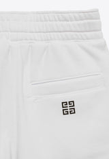 Givenchy Kids Boys Layered Drawstring Logo Shorts White H30175-BCO/O_GIV-N00