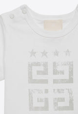 Givenchy Kids Babies 4G Stars Logo Clothing Set - Set of 3 White H30237CO/O_GIV-10P