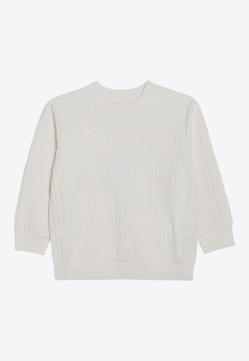 Girls 4G Monogram Jacquard Sweater – THAHAB KW