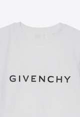 Givenchy Kids Boys Logo Print T-shirt White H30343-BCO/P_GIV-10P