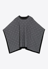 Givenchy Kids Girls Reversible 4G Monogram Poncho Black H30443-ACO/P_GIV-09B