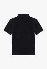 Givenchy Kids Boys Logo Embroidered Polo T-shirt Black H30555-BCO/P_GIV-09B