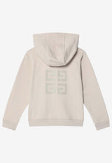 Givenchy Kids Boys 4G Logo Zip-Up Hoodie Cream H30703-ACO/Q_GIV-184