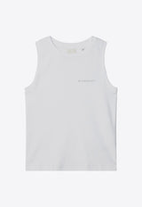 Givenchy Kids Boys Ribbed Logo Tank Top White H30724-BCO/Q_GIV-10P