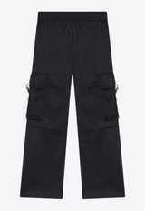Givenchy Kids Girls Cargo Pants Black H30766-BCO/Q_GIV-09B