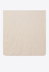 Givenchy Kids Babies Signature Logo Two-Tone Blanket White H30852CO/R_GIV-117