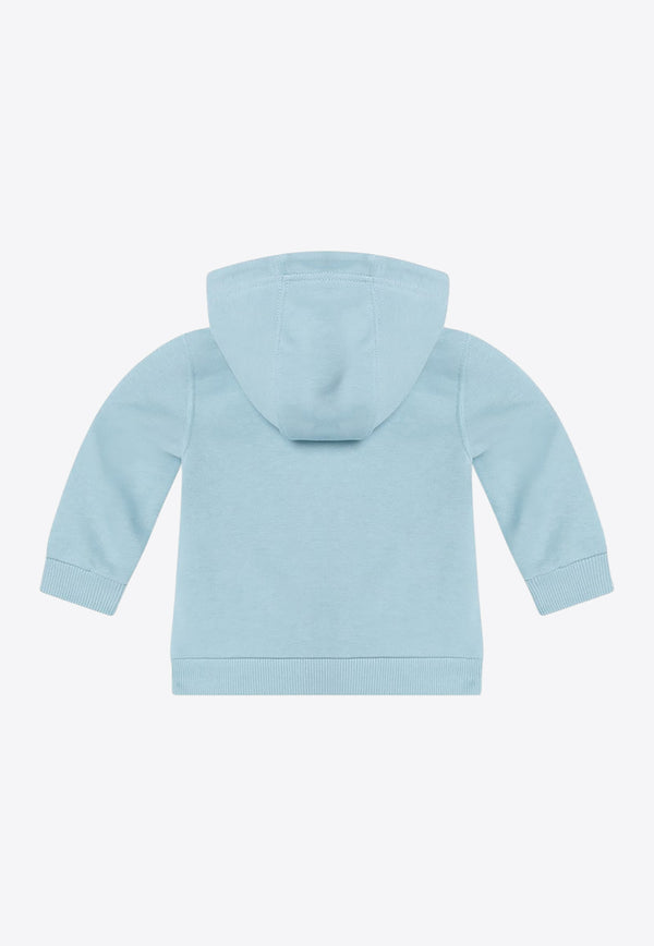 Givenchy Kids Babies Logo Zip-Up Hoodie Light Blue H30880-BCO/R_GIV-040