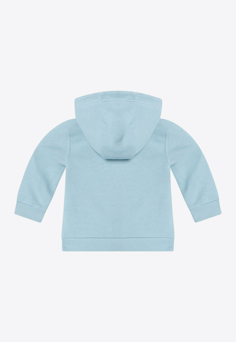 Givenchy Kids Babies Logo Zip-Up Hoodie Light Blue H30880-BCO/R_GIV-040