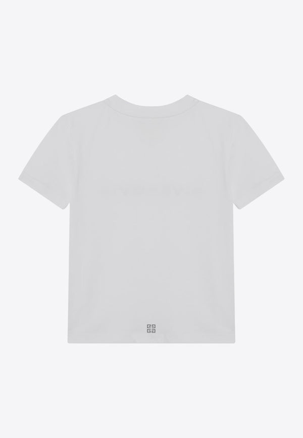 Givenchy Kids Babies Logo Print T-shirt White H30887-BCO/R_GIV-10P