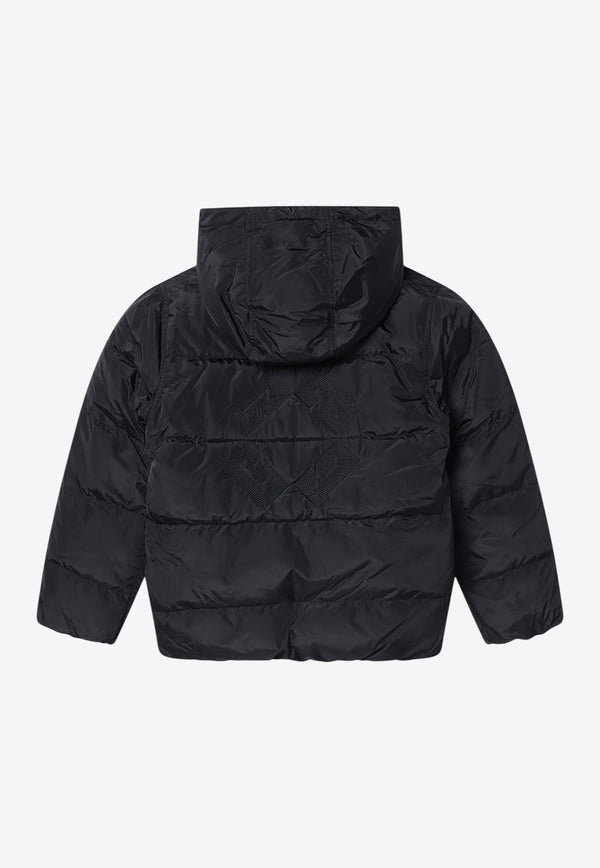 Givenchy Kids Boys Puffer Jacket Black H30931-BNY/R_GIV-09B