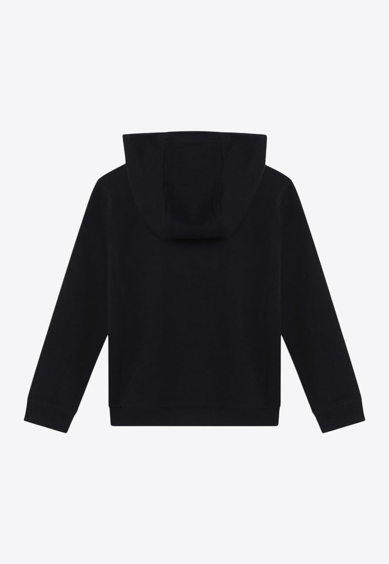 Givenchy Kids Boys Logo Print Zip-Up Sweatshirt Black H30939CO/R_GIV-09B