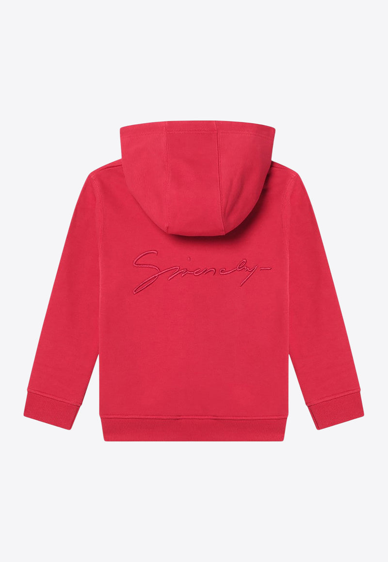 Givenchy Kids Boys 4G Logo Hooded Sweatshirt Red H30942-BCO/R_GIV-95H