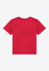 Givenchy Kids Boys 4G Logo T-shirt Red H30967-BCO/R_GIV-95H