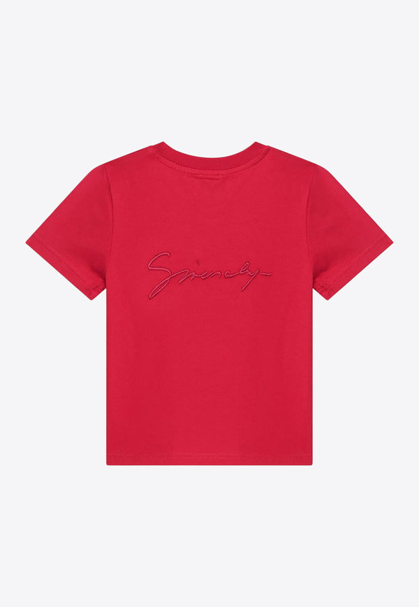 Givenchy Kids Boys 4G Logo T-shirt Red H30967CO/R_GIV-95H