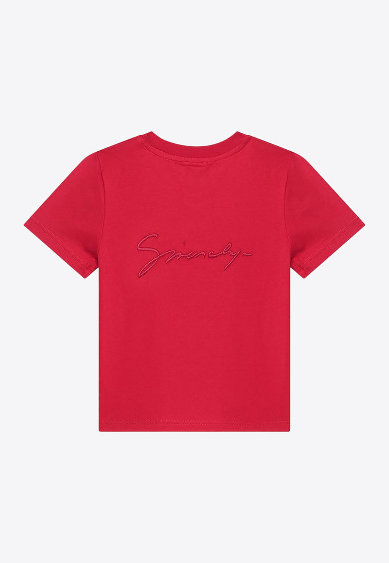 Givenchy Kids Boys 4G Logo T-shirt Red H30967CO/R_GIV-95H