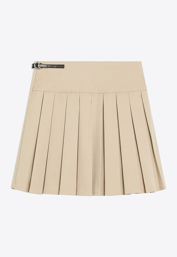 Givenchy Kids Girls Pleated Mini Skirt Beige H30972-BCO/R_GIV-20P