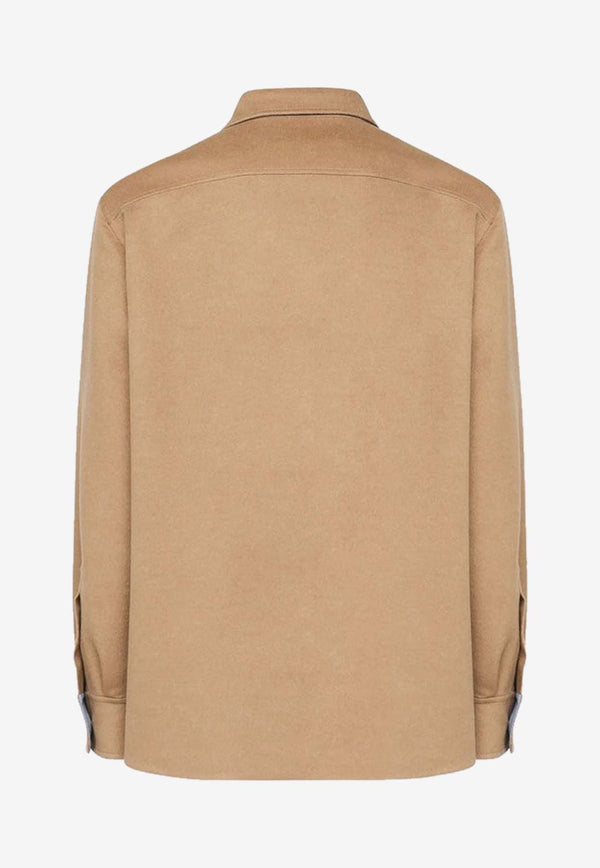 Loewe Wool Buttoned Jacket Camel H526Y05WF2WO/R_LOEW-3151