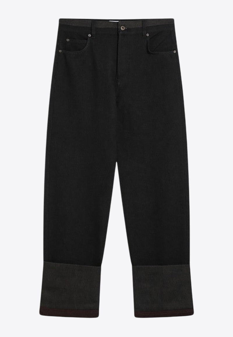 Loewe Straight-Leg Turn-Up Jeans H526Y11X90CO/R_LOEW-1101