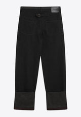 Loewe Straight-Leg Turn-Up Jeans H526Y11X90CO/R_LOEW-1101