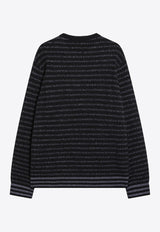 Loewe Anagram Striped Wool Sweater Blue H526Y14KMAWO/R_LOEW-9602