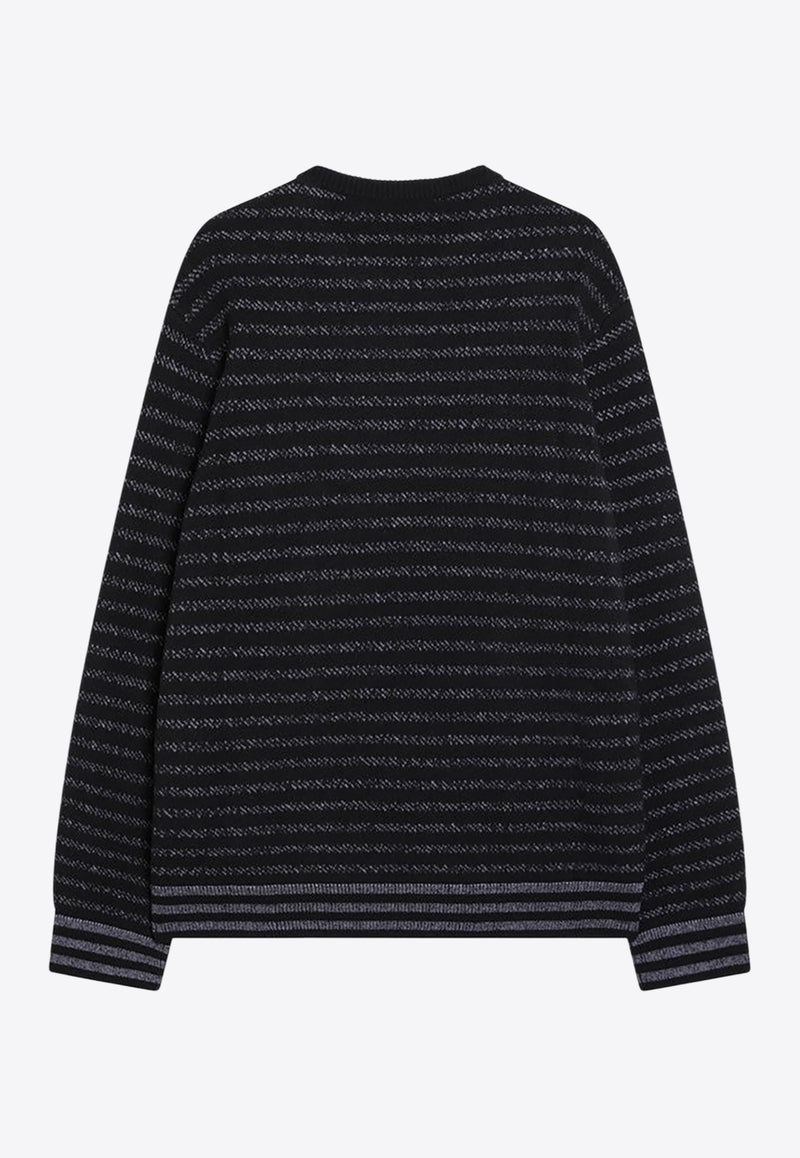 Loewe Anagram Striped Wool Sweater Blue H526Y14KMAWO/R_LOEW-9602