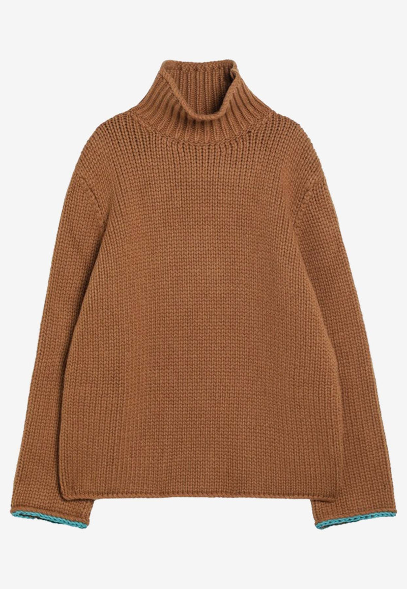 Loewe Wool Turtleneck Sweater Brown H526Y14KMQWO/R_LOEW-2530