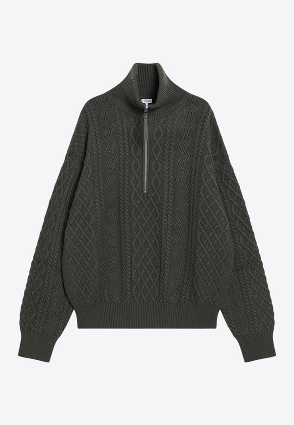 Loewe Wool Braid-Knit Sweater H526Y14KMRWO/R_LOEW-4160