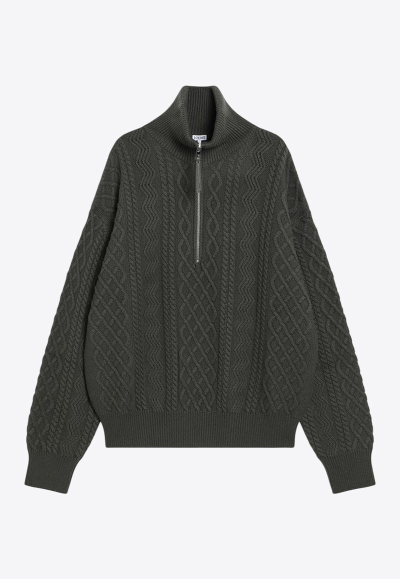 Loewe Wool Braid-Knit Sweater H526Y14KMRWO/R_LOEW-4160